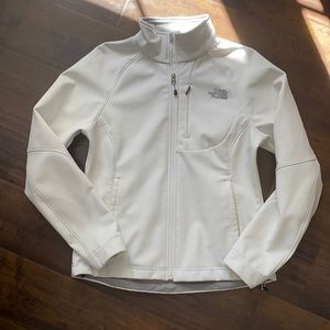 The North Face Zip Up- White- M